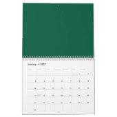 Luipaard Kruis Kerstbomen Christelijk Kalender (Jan 2027)