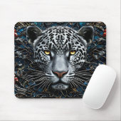 Luipaard kunst muismat (Met muis)