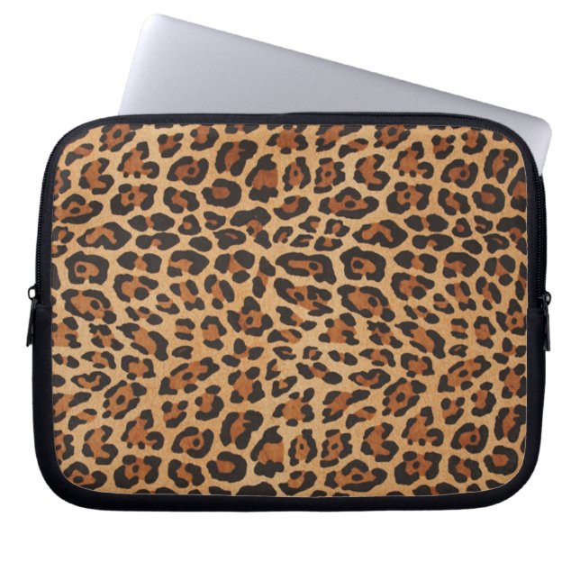 luipaard Laptophoes Laptop Sleeve (Voorkant)
