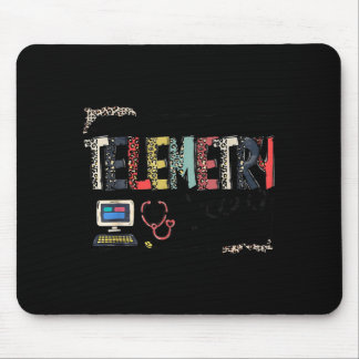 Luipaard Lettering Telemetrie Crew Cardiale Teleme Muismat
