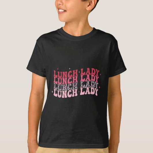 Luipaard Lunchdame Valentijnsdag T-shirt (Voorkant)