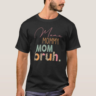 Luipaard Mama Moedertje Moeder Zus Moederdag Vrouw T-shirt