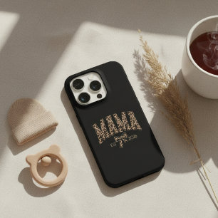 Luipaard Mama Varsity Vetweibelijke Minimal iPhone 15 Pro Case