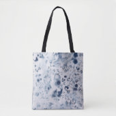Luipaard marineblauw canvas tas dierlijke kunst ch (Voorkant)