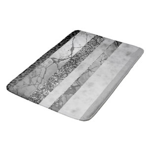 Luipaard Marmer Glitter Strepen Glam 4 Badmat