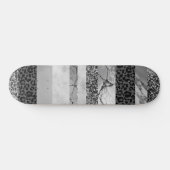 Luipaard Marmer Glitter Strepen Glam 4 Persoonlijk Skateboard (Horizontaal)