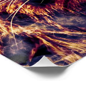 Luipaard Met Verlichting Perfect Poster (Hoek)