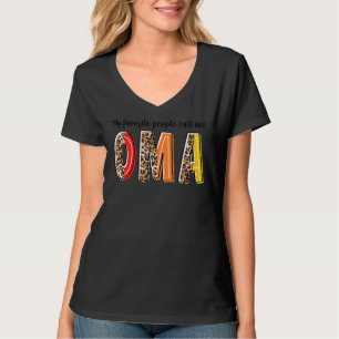 Luipaard Mijn favoriete mensen noemen me Oma Moede T-shirt