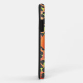 Luipaard Monogram Oranje en Gele Print Case-Mate iPhone Case (Achterkant/rechts)