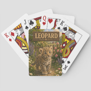Luipaard Mooie Baby Verhaalboek Nursery Dier Pokerkaarten