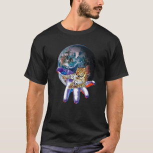 Luipaard Motief Afrika Grote Katachtigen Kleurrijk T-shirt
