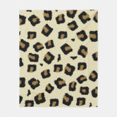 Luipaard Naadloos Patroon  Fleece Deken (Voorkant)