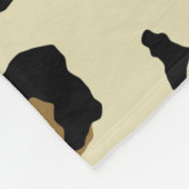 Luipaard Naadloos Patroon Fleece Deken (Hoek)