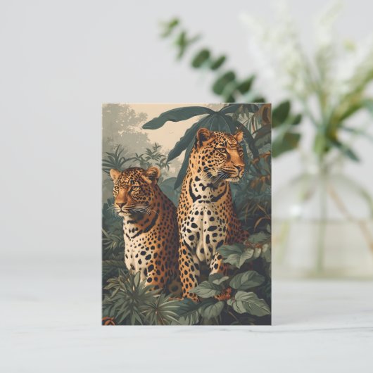 Luipaard Oerwoud: Briefkaart (Staand voorkant)