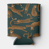 Luipaard Oerwoud: Dierenprint . Blikjeskoeler (Voorkant)