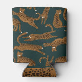 Luipaard Oerwoud: Dierenprint . Blikjeskoeler (Achterkant)