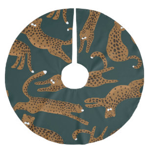 Luipaard Oerwoud: Dierenprint . Kerstboom Rok
