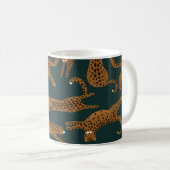 Luipaard Oerwoud: Dierenprint . Koffiemok (Voorkant rechts)