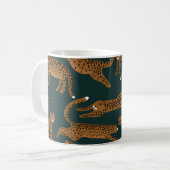 Luipaard Oerwoud: Dierenprint . Koffiemok (Voorkant links)