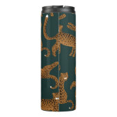 Luipaard Oerwoud: Dierenprint . Thermosbeker (Achterkant)