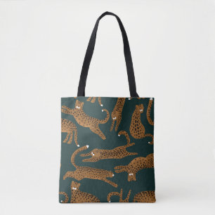 Luipaard Oerwoud: Dierenprint . Tote Bag