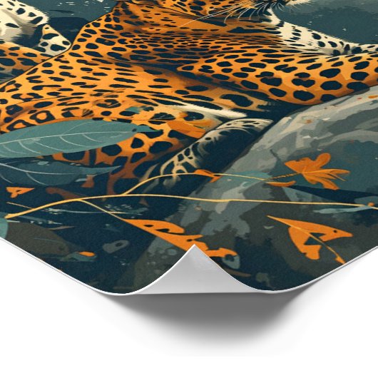 Luipaard Oerwoud: Poster (Hoek)