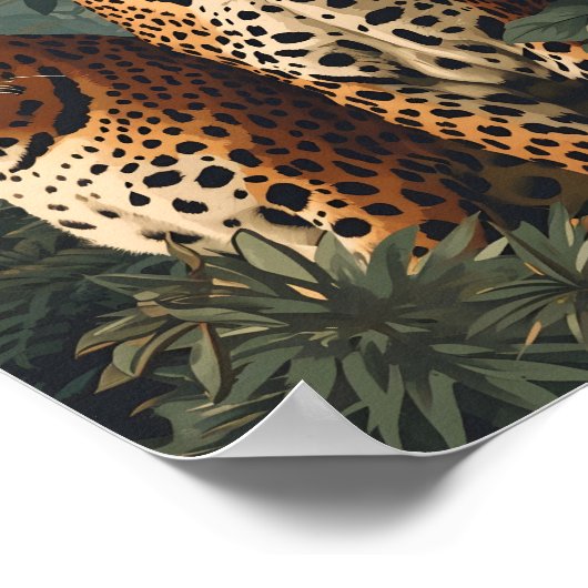 Luipaard Oerwoud:  Poster (Hoek)