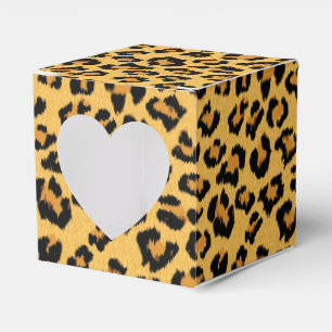 Luipaard of Jaguar print nep bont patroon Bedankdoosjes
