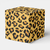 Luipaard of Jaguar print nep bont patroon Bedankdoosjes (Achterkant)