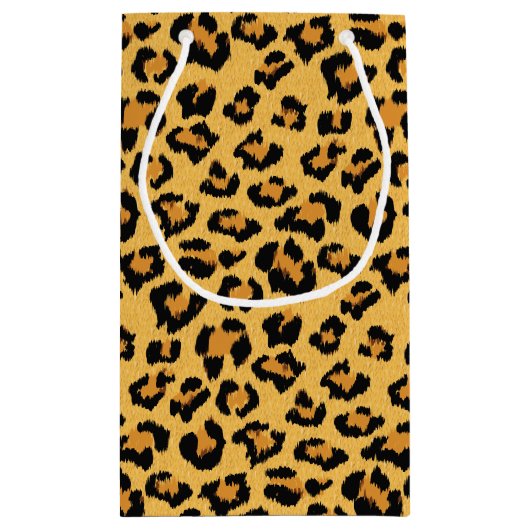 Luipaard of Jaguar print nep bont patroon Klein Cadeauzakje (Achterkant)