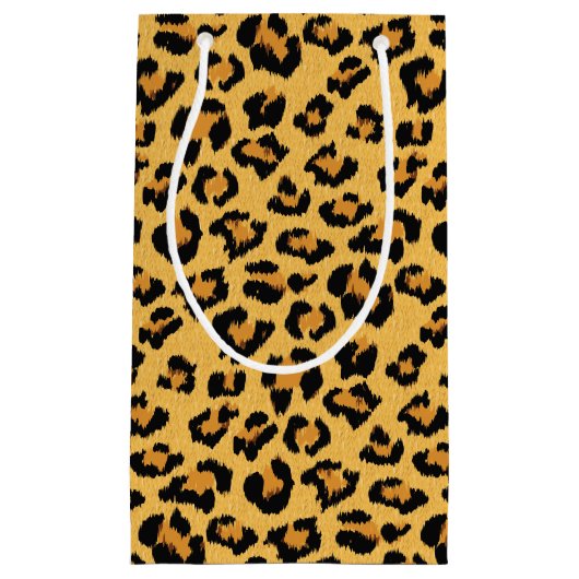 Luipaard of Jaguar print nep bont patroon Klein Cadeauzakje (Voorkant)