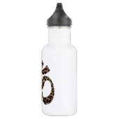 Luipaard OM Symbool 18oz Roestvrij Waterfles (Rechts)