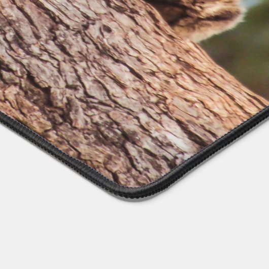 Luipaard ontspannen bureaumat (Hoek)