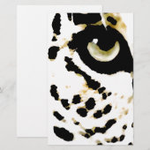 Luipaard Oog Briefpapier (Voorkant / Achterkant)