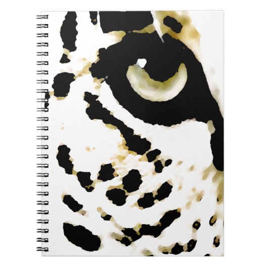 Luipaard Oog Notitieboek (Voorkant)