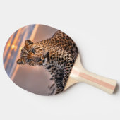 Luipaard op het strand tafeltennisbatje (Zijkant)
