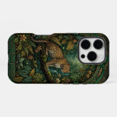 Luipaard op Tak Jungle | iPhone 16 Pro Hoesje (Achterkant horizontaal)