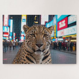 Luipaard op Times Square Legpuzzel