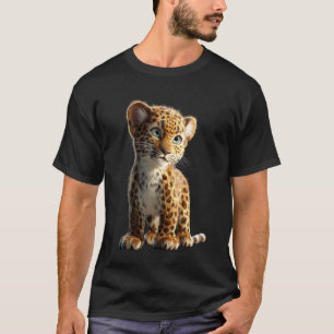 Luipaard Panter Grote Katachtigen Panters Schattig T-shirt