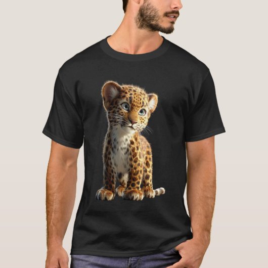 Luipaard Panter Grote Katachtigen Panters Schattig T-shirt (Voorkant)