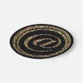 Luipaard @ papieren bordje (Gekanteld)