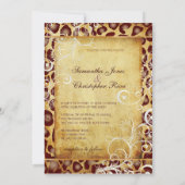  luipaard +parelzwammen Weddenschappen Kaart (Achterkant)