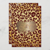  luipaard +parelzwammen Weddenschappen Kaart (Voorkant / Achterkant)