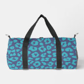 Luipaard Patroon-blauw-blauw Plunjezak (Voorkant)