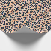 Luipaard Patroon: Grappig naadloos ontwerp Cadeaupapier (Hoek)