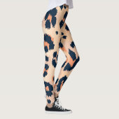 Luipaard Patroon: Grappig naadloos ontwerp Leggings (Rechts)