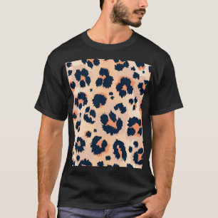 Luipaard Patroon: Grappig naadloos ontwerp T-shirt