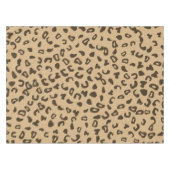 Luipaard patroon huidtextuur tan ontwerp tafelkleed (Voorkant (Horizontaal))