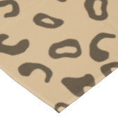 Luipaard patroon huidtextuur tan ontwerp tafelkleed (Gekanteld)