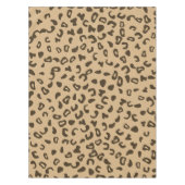 Luipaard patroon huidtextuur tan ontwerp tafelkleed (Voorkant)